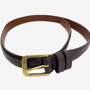 Coach Vintage Leather Belt 5700 Burgundy Men's Size 32